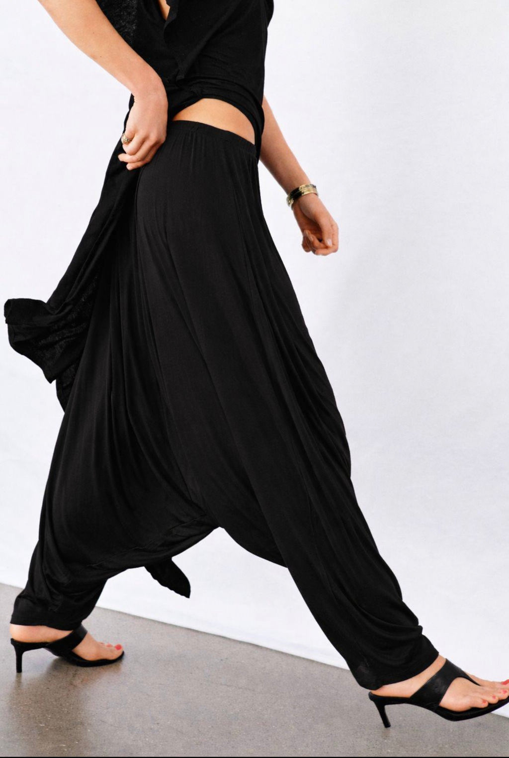 Black Harem Pants ( made in Turkey)