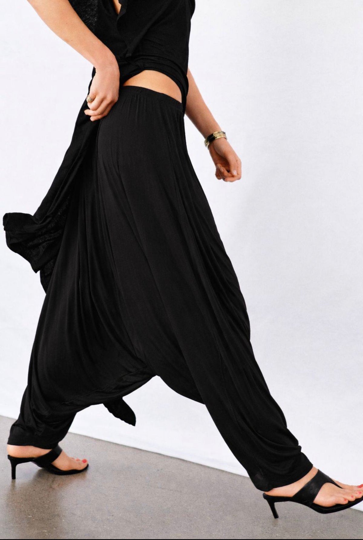 Black Harem Pants ( made in Turkey)