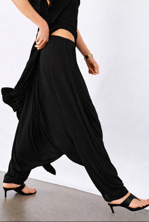 Black Harem Pants ( made in Turkey)