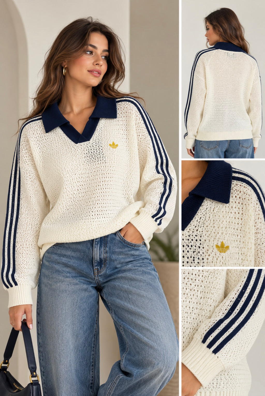 Knitted Collared Sweater