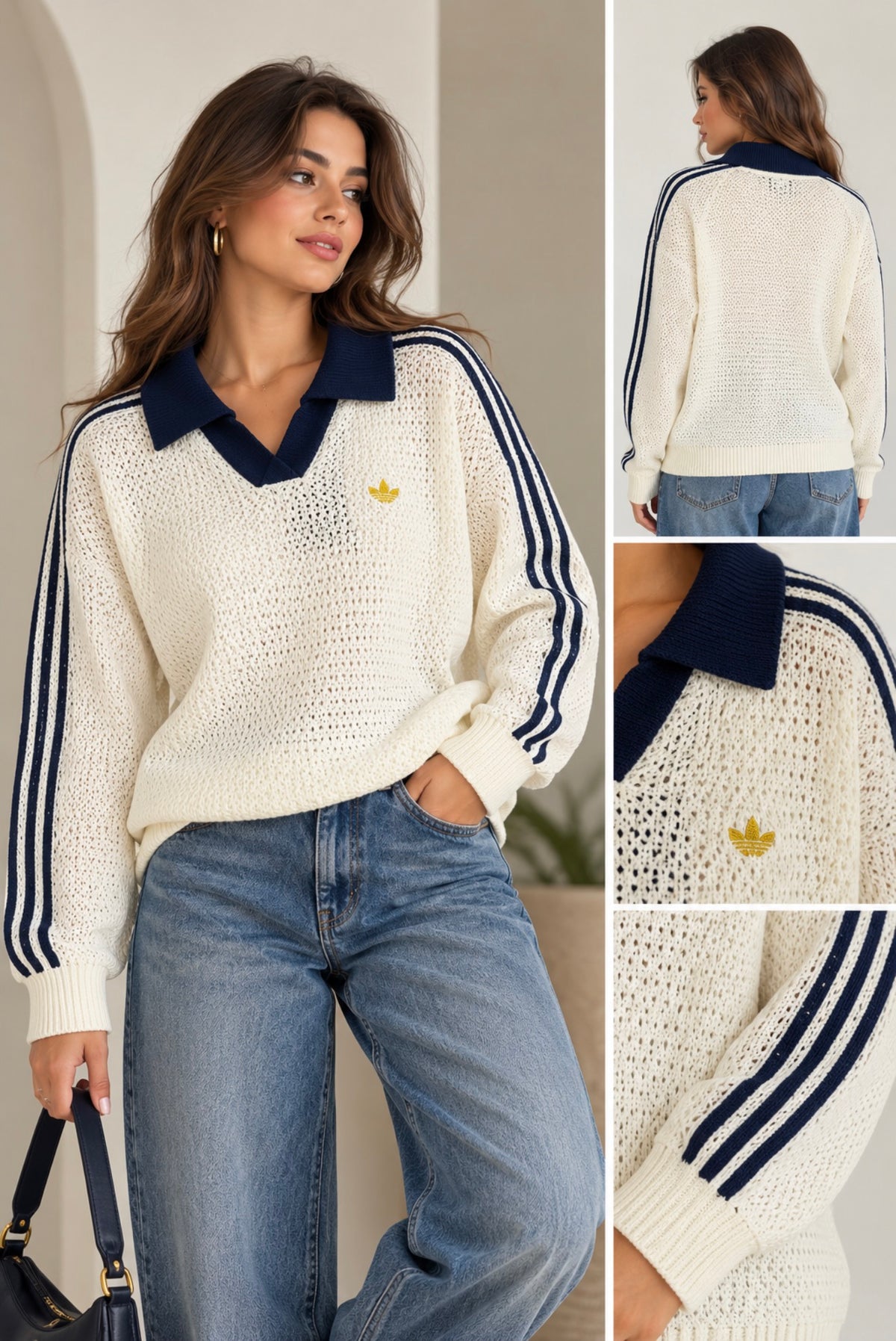 Knitted Collared Sweater