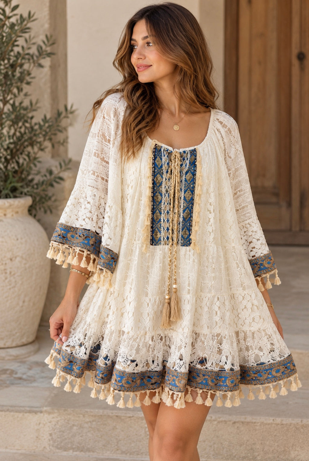 Boho Dress( Made in italy)