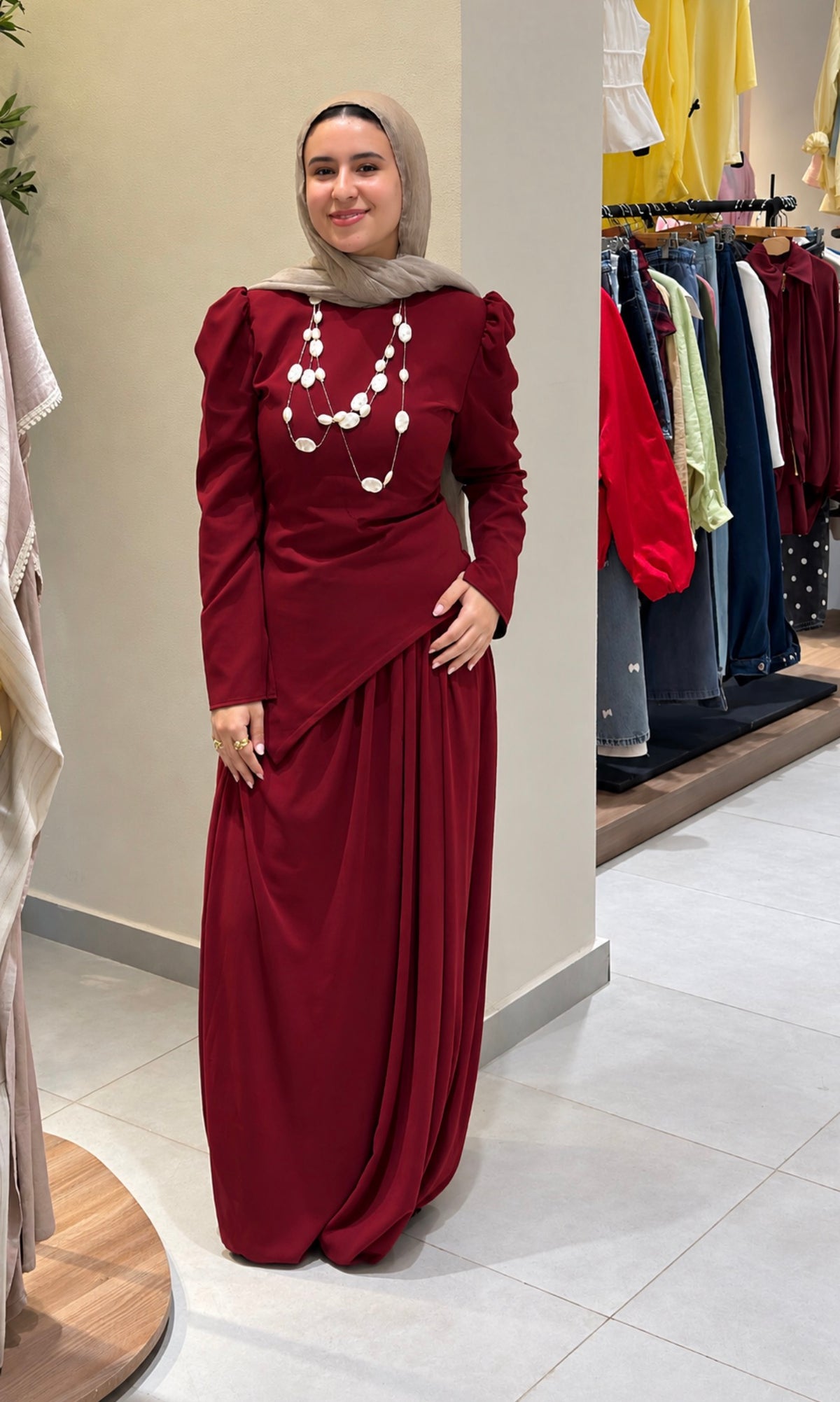 Turkish Draped Maxi Set