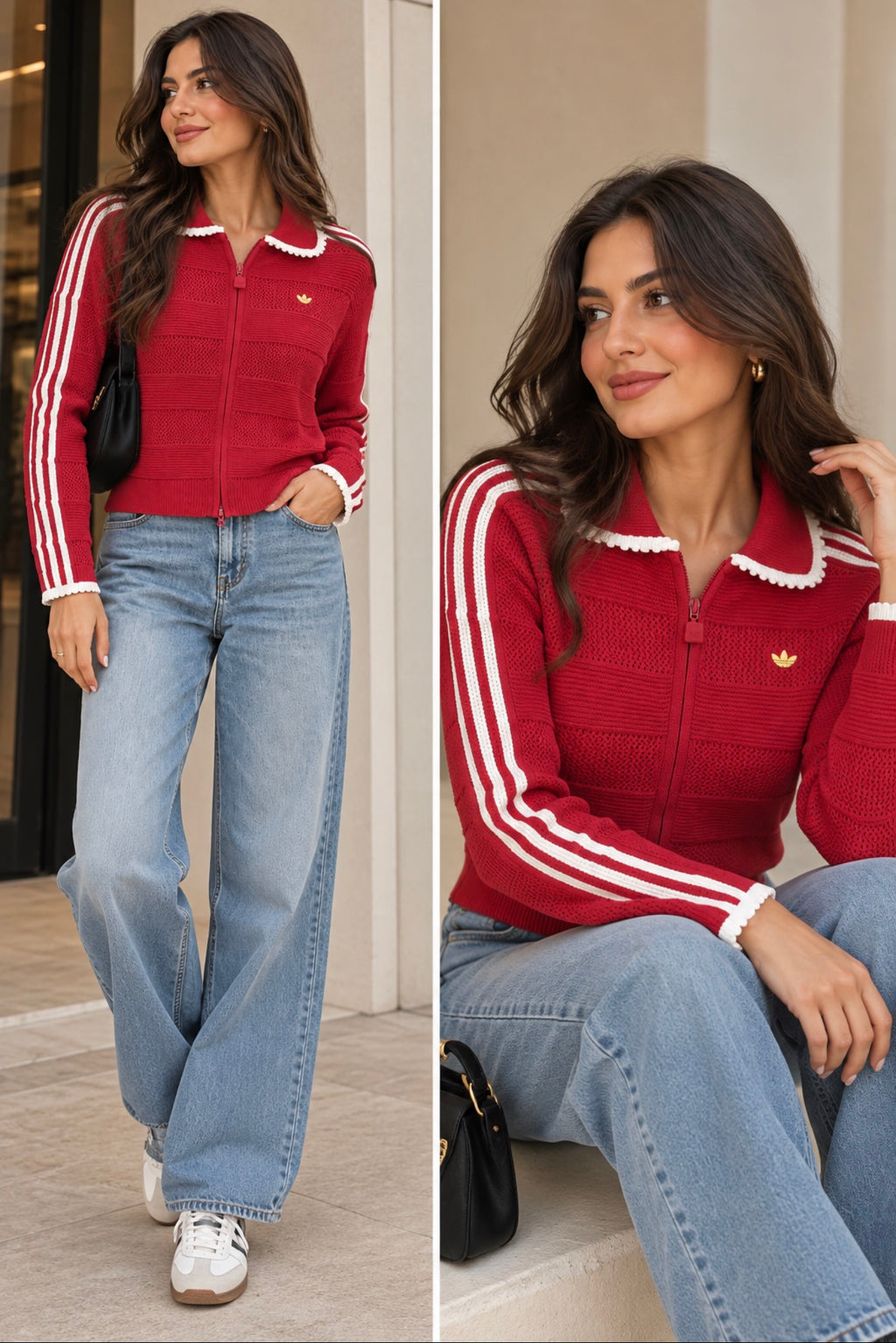 Adidas kint cardigan