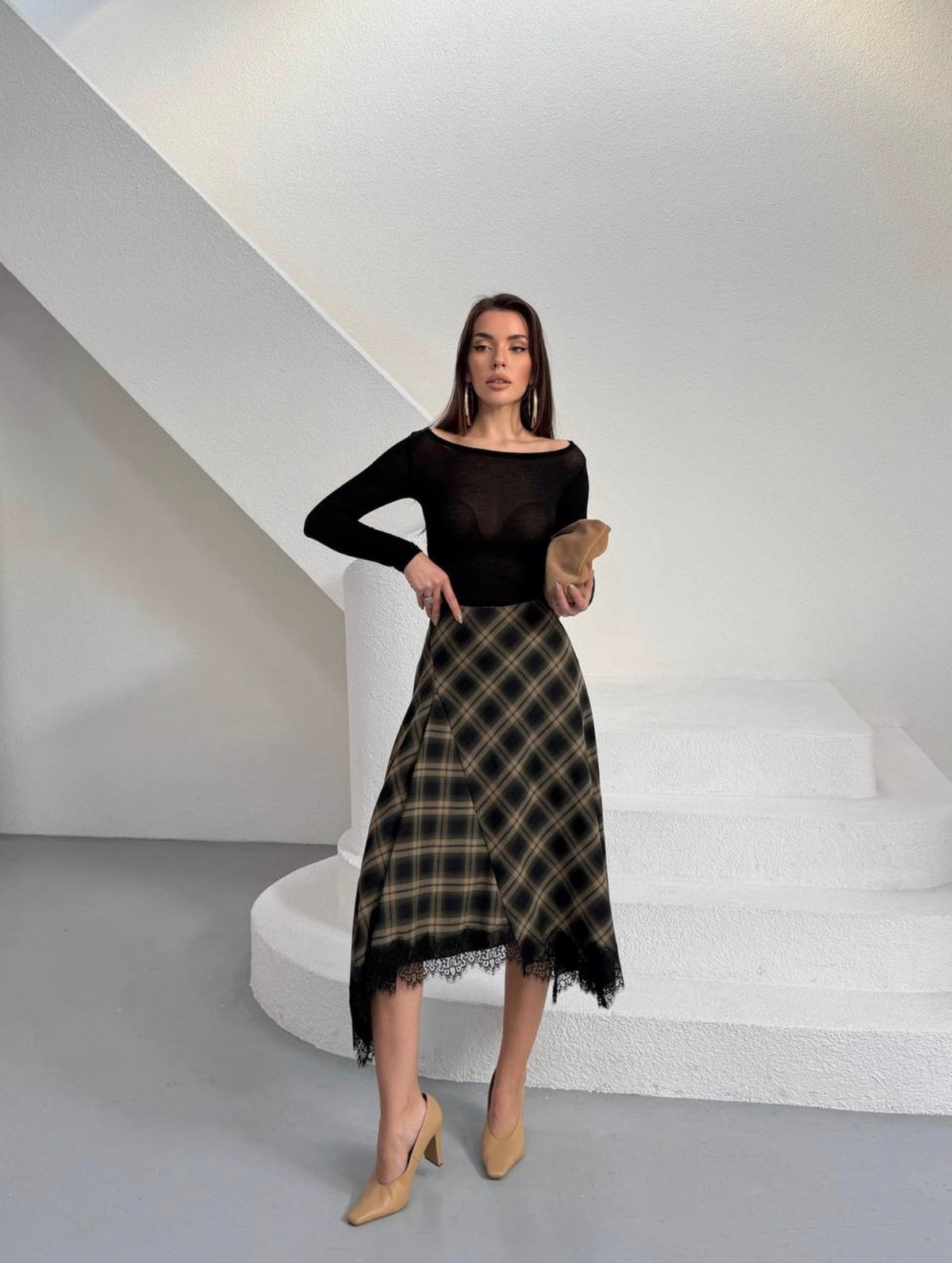 Plaid skirt
