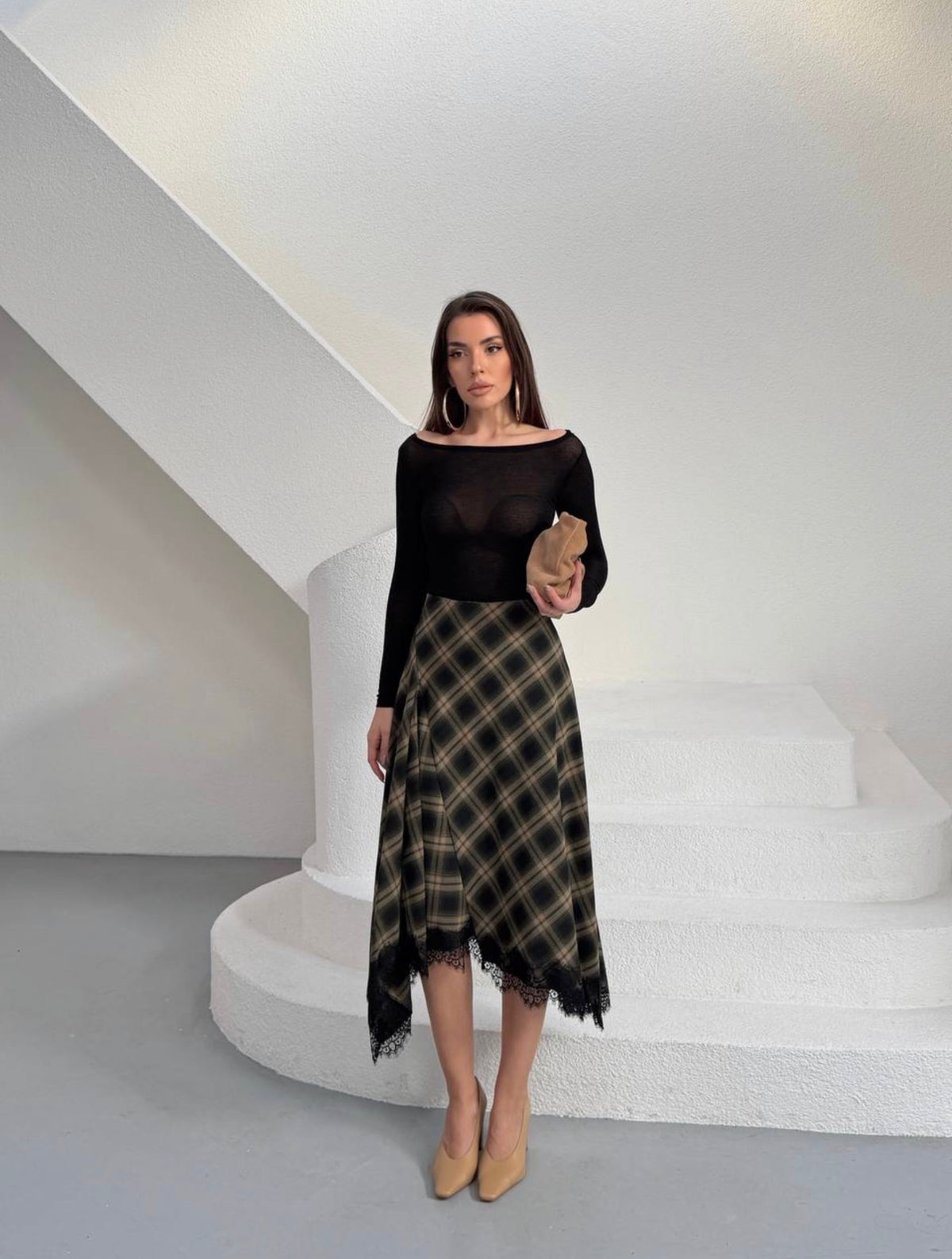 Plaid skirt