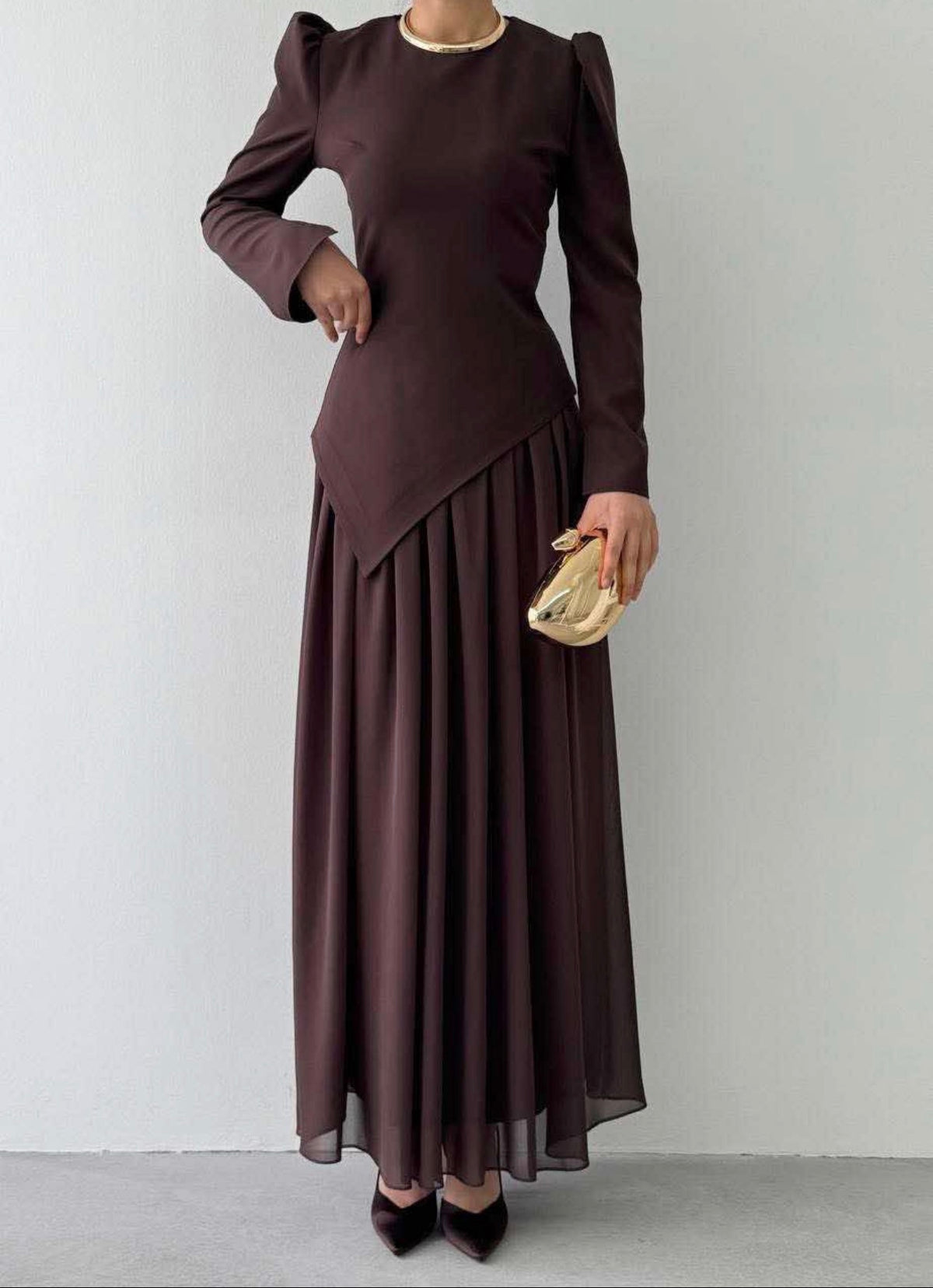 Turkish Draped Maxi Set