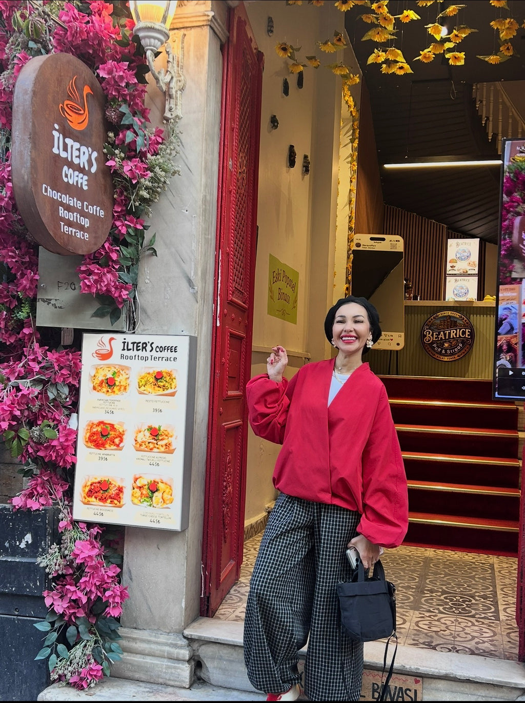Red Oversized Jacket