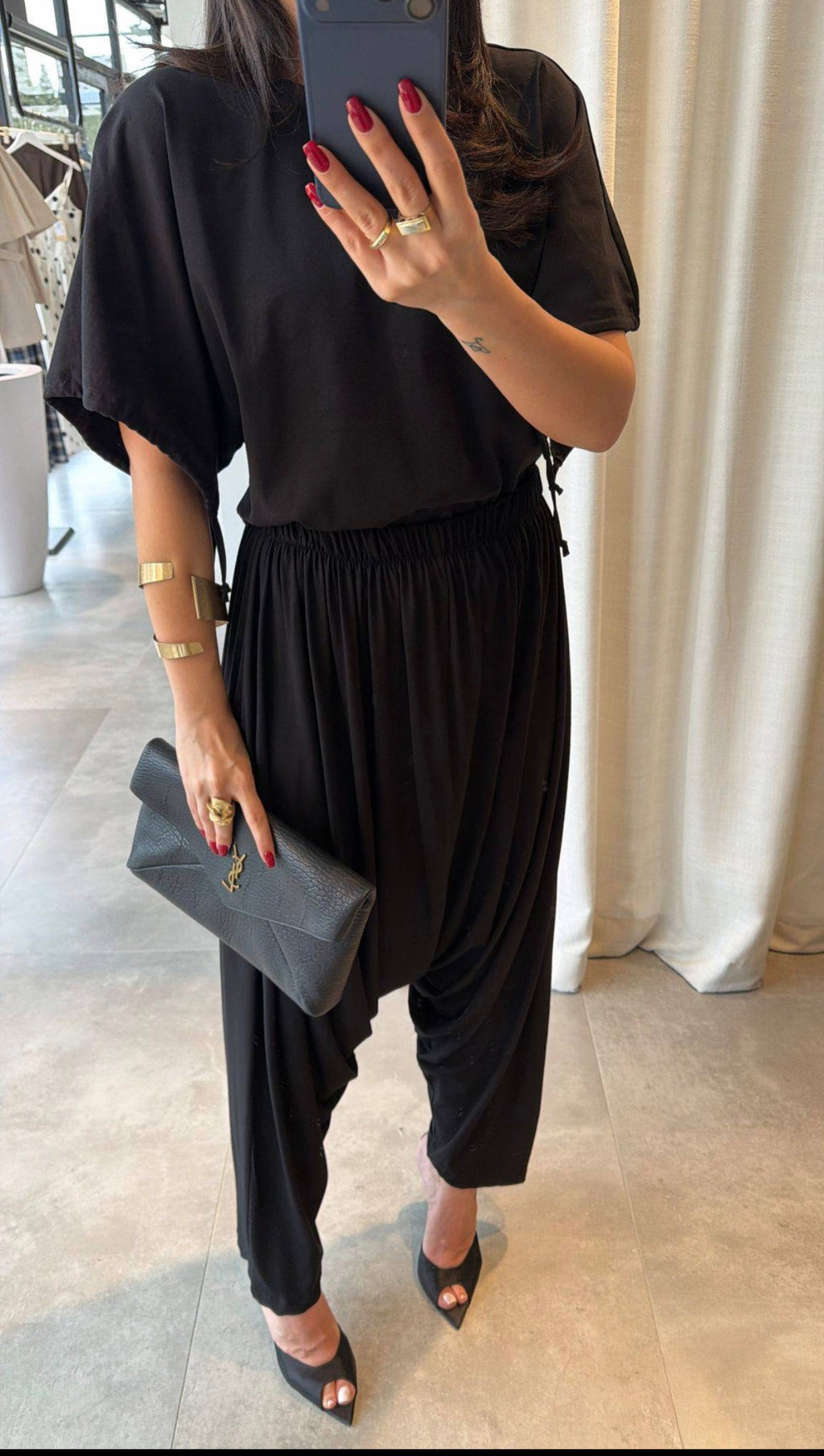 Black Harem Pants ( made in Turkey)