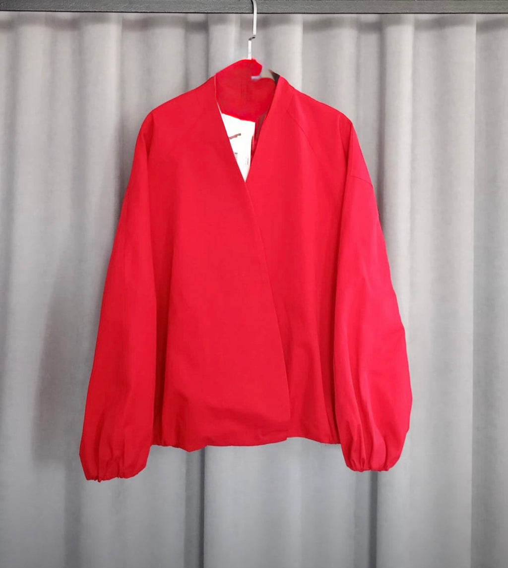Red Oversized Jacket