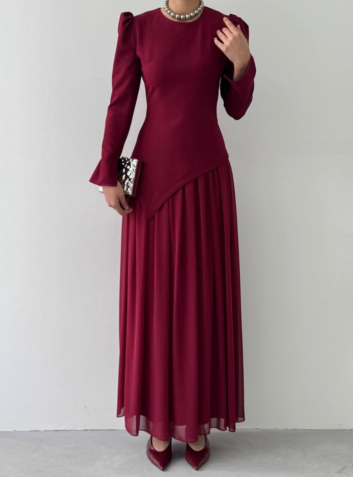 Turkish Draped Maxi Set