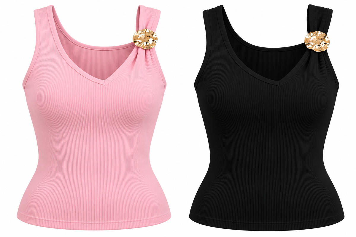 Ribbed Sleeveless Top
