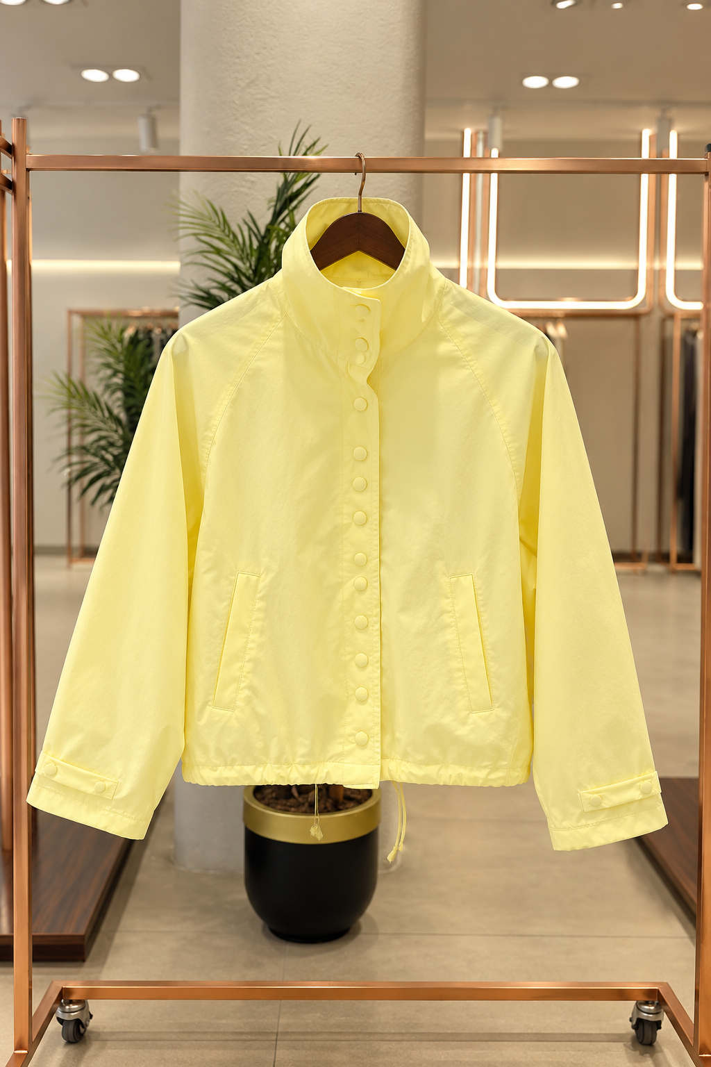 Yellow Oversized  Turkish Jacket
