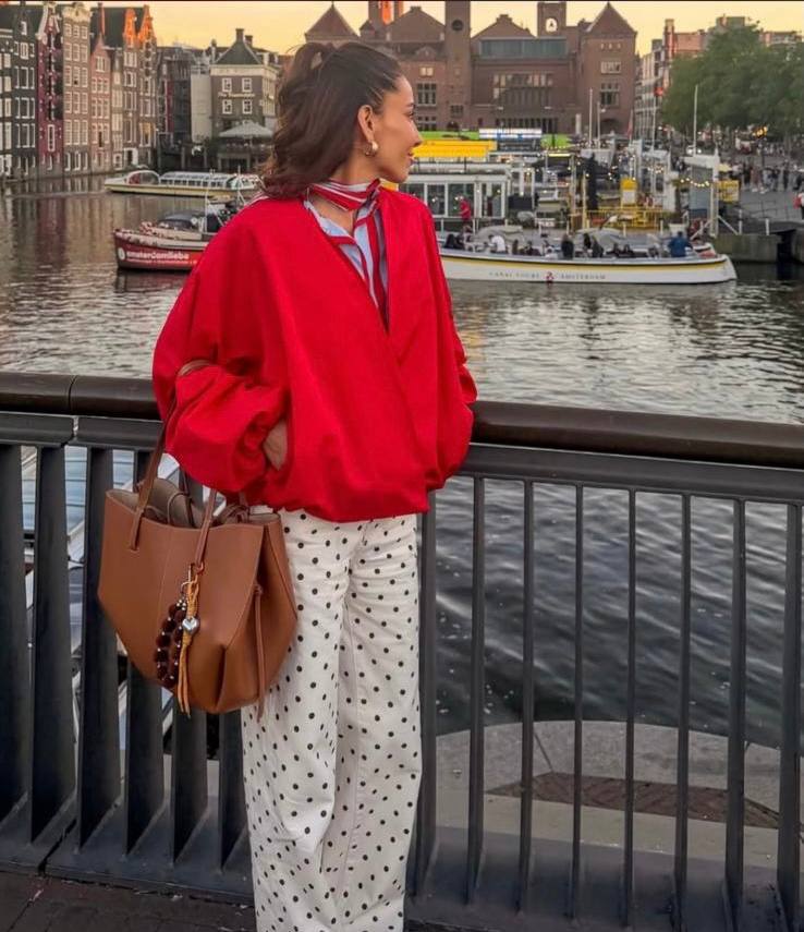 Red Oversized Jacket