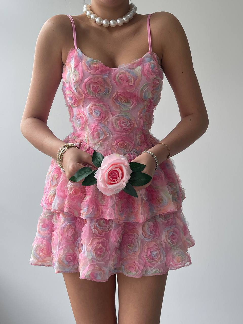 Flowers short Dress