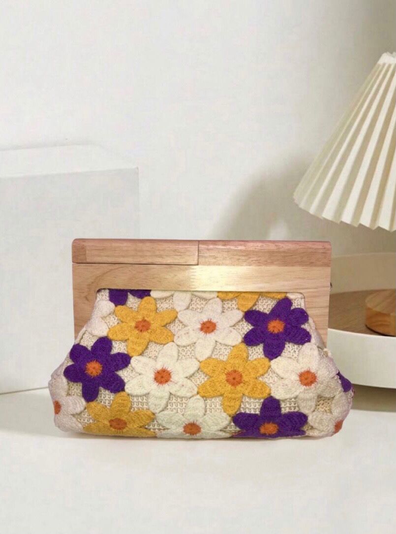 Flower Crochet HandBag