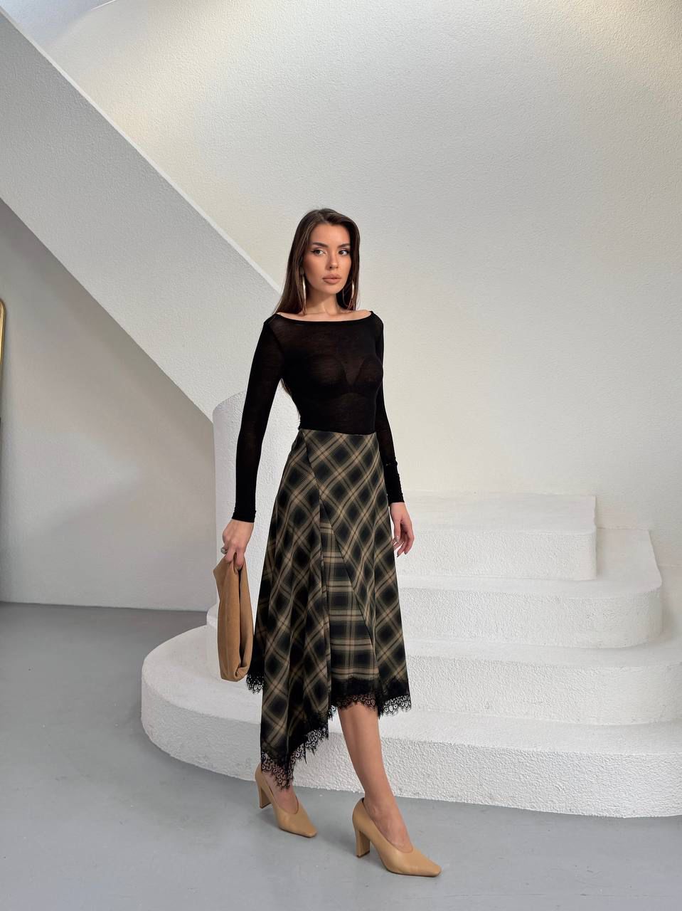 Plaid skirt