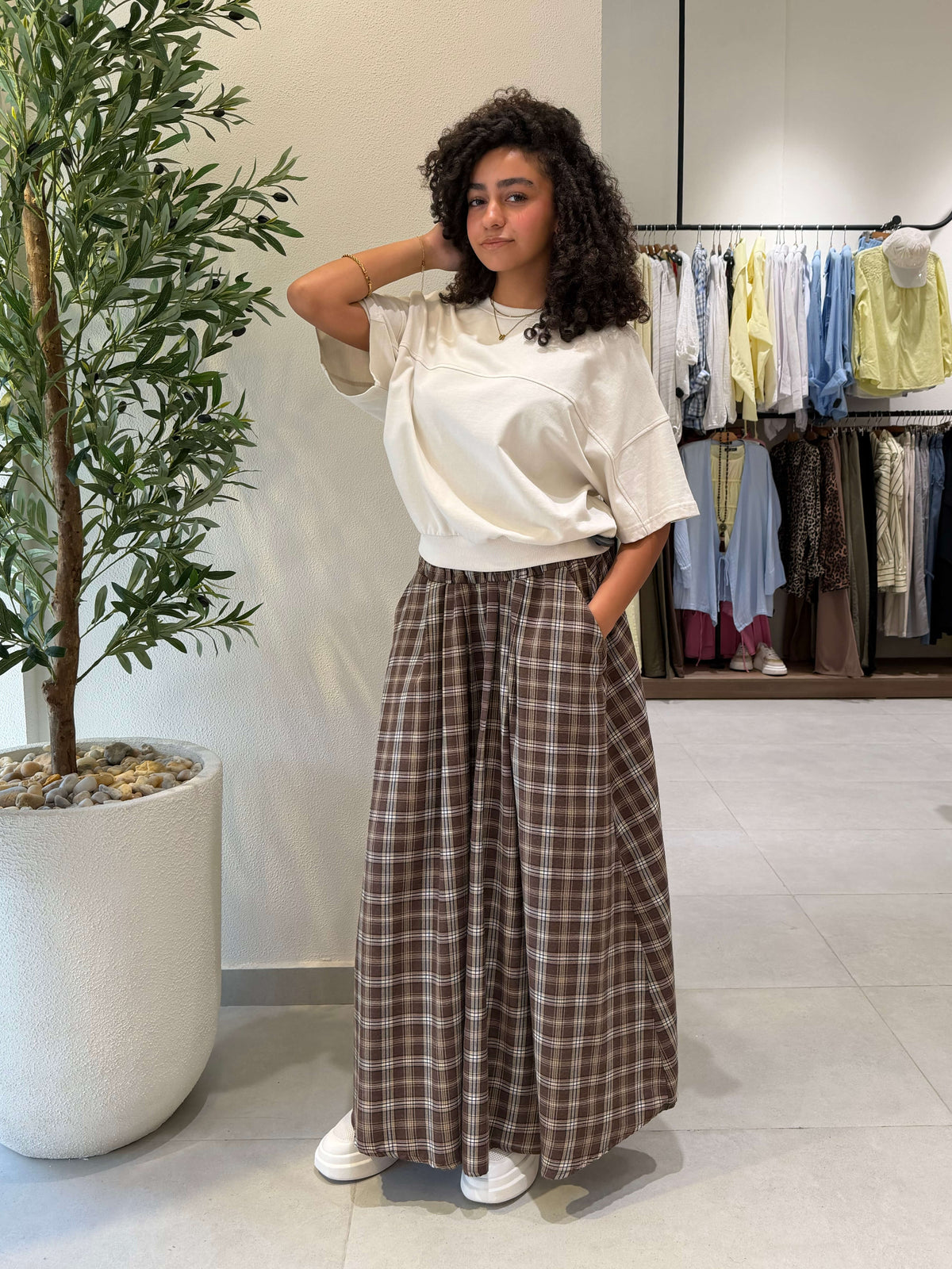 Turkish Checkered Skirt